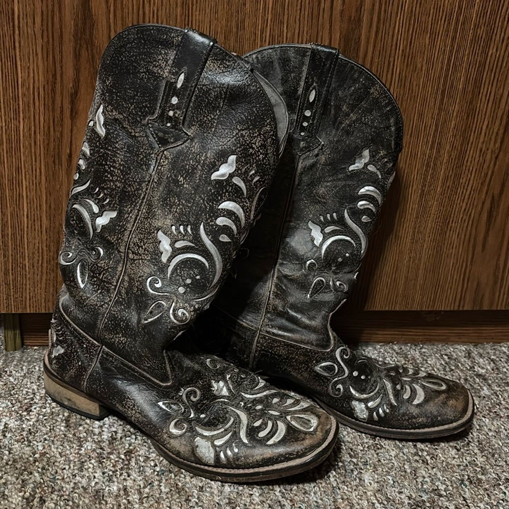 Roper vintage women’s boots square toe size 8
